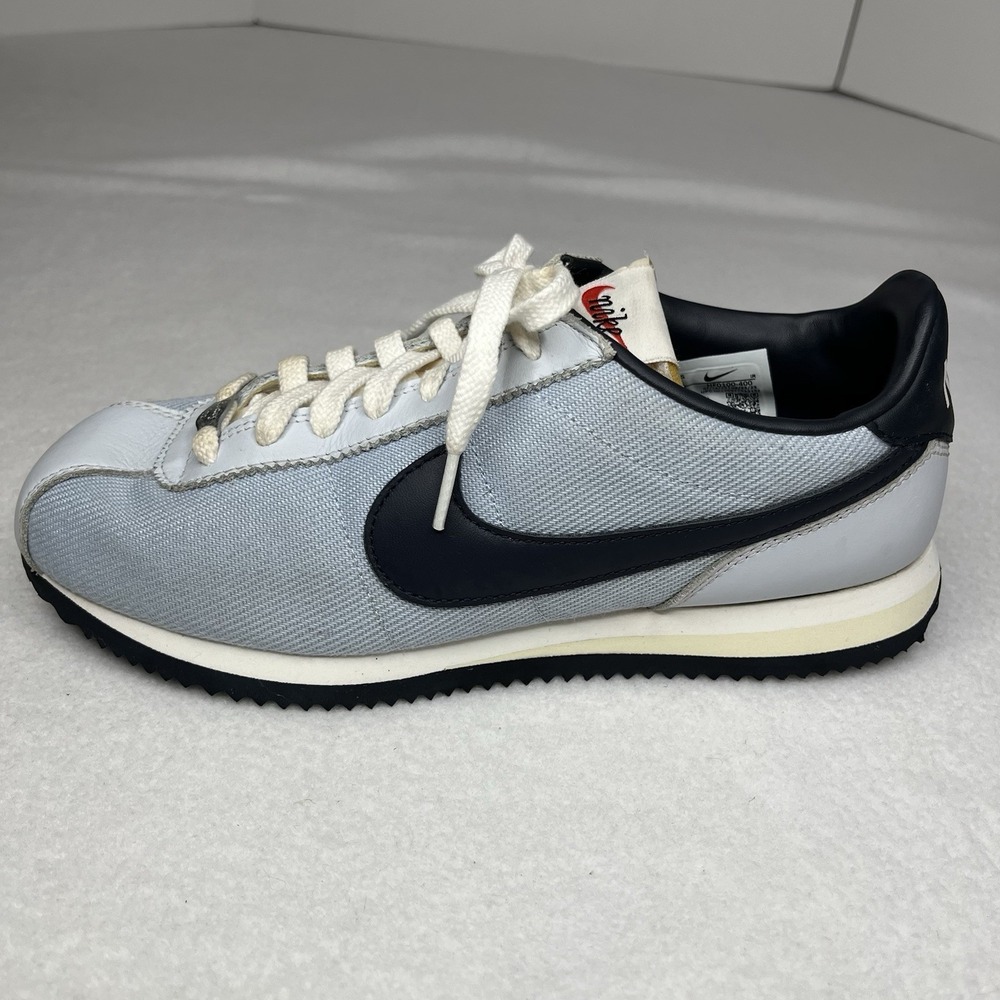 Nike Cortez 72 Shoes Mens Size 8 Blue Nylon Low Top Running Sneakers HF0100-400